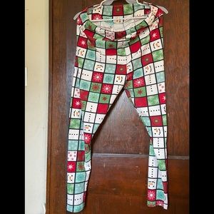 LuLaRoe Snowmen Leggings TC2